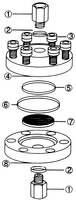 47 mm high pressure filter holder, XX45 047 00.